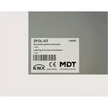 MDT folija za označavanje za Glass Push-button Plus ZFOL-GT