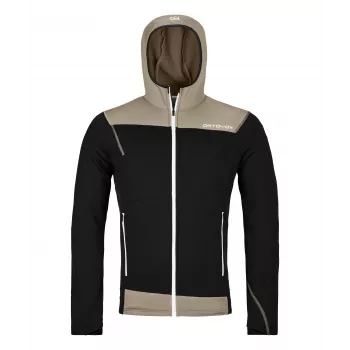 Ortovox flis dukserica s kapuljačom Fleece Light, Black Raven