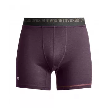 Ortovox 185 Rock N Wool Bokserice - Dark Wild Berry, veličina L