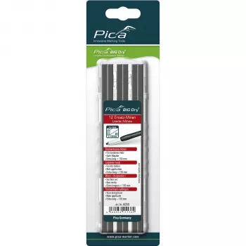 Pica BIG DRY ulošci Carpenter 2H - 12 mina, pravokutne 2x5mm, 150mm, crni grafit