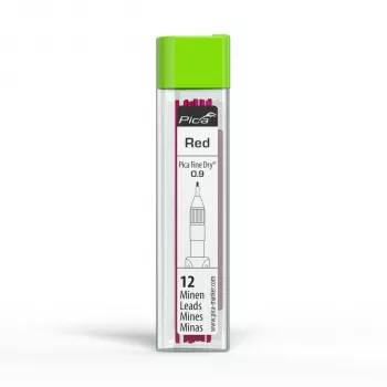 PICA-MARKER Pica Fine-Dry Refills Red - 8 mina, 2,8 mm, 125 mm