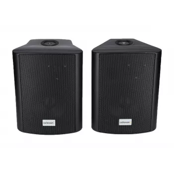 celexon 525-B set aktivnih zvučnika 2-smjerni, 2 x 30 W RMS, s zidnim nosačima, crni (1000003398)