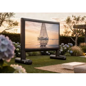 Celexon projekcijsko platno na napuhavanje za vanjsku upotrebu Professional INF 100, 100 inch 16:9, vidljiva površina 222 x 125 cm, kompatibilno s 4K-UHD