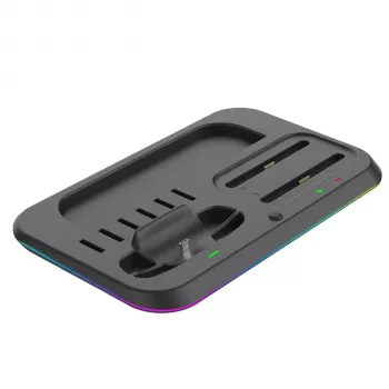 ready2gaming Nintendo Switch 2 stanica za punjenje - punjač za 4 Joy-Con s LED indikatorima, crni
