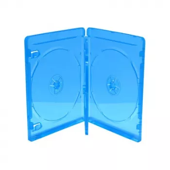 MEDIARANGE BOX38-4-30 kutija za 4 diska - plava - prozirna - plastika - 120 mm - zaštita od prašine - otporna na ogrebotine