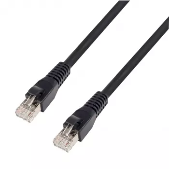 TTL 1812-HD-1 Cat.6a HDBaseT patch kabel 1m crni