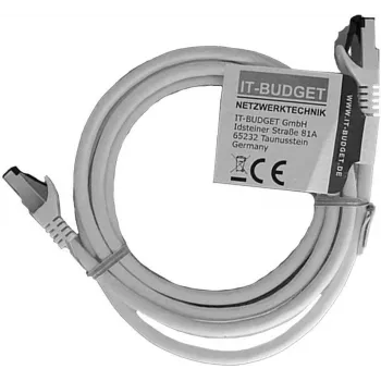 IT-BUDGET Full Copper Premium patch kabel - Flex AWG 26 - Cat.8.1 - 2000 MHz - bez halogena - PoE+ - 40 Gbit - bijeli - 2 m (90ITBFLEX81PK2W)