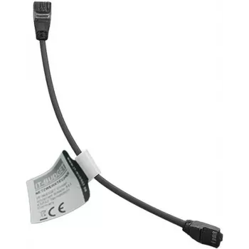 IT-BUDGET Full Copper Premium patch kabel - Slim AWG 28 - Cat.8.1 - 2000 MHz - bez halogena - PoE+ - 40 Gbit - crni - 0,25 m