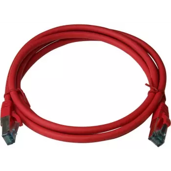 IT-BUDGET Full Copper Premium patch kabel Cat.6A 500 MHz LSZH PoE+ AWG 26/7 crveni 2 m