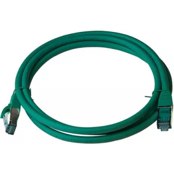 IT-BUDGET Full Copper Premium patch kabel - Cat.6A - 500 MHz - bez halogena - PoE+ - AWG 26/7 - zeleni - 30 m