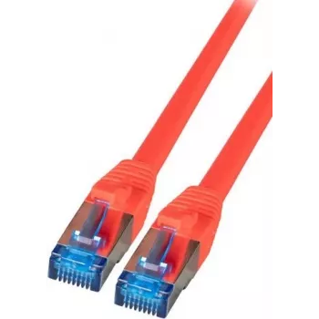 IT-BUDGET Full Copper Premium patch kabel - Super Flex TPE - Cat.6A - 500MHz - LSZH - PoE+ - AWG 27 - crveni - 0,50 m