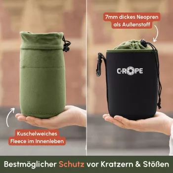 C-ROPE torba za objektiv V2 crna varijanta S 10x9cm Retail
