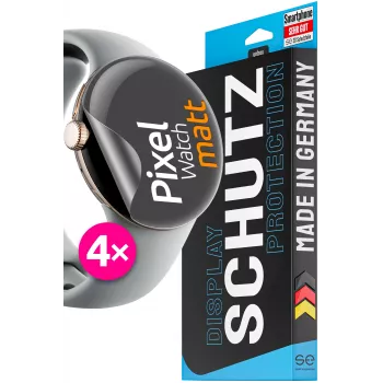 smart.engineered SE 3D zaštitna folija za zaslon za Google Pixel Watch, mat, 4 komada