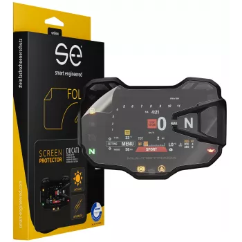 smart.engineered SE-DCP-2-0102-0030-1-M zaštitna folija za zaslon za Ducati Multistrada 950/1200/1260 2015+ i Multistrada V2(s) 2020+ kokpit - prozirna