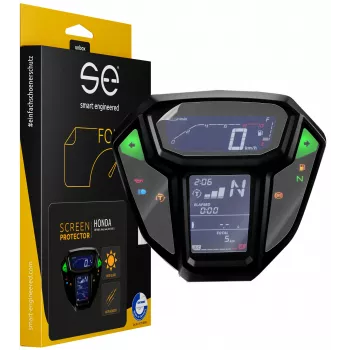smart.engineered SE-DCP-2-0102-0045-1-M zaštitna folija za zaslon za Honda CRF1000L Africa Twin (2015-2017) - prozirna - paket od 2