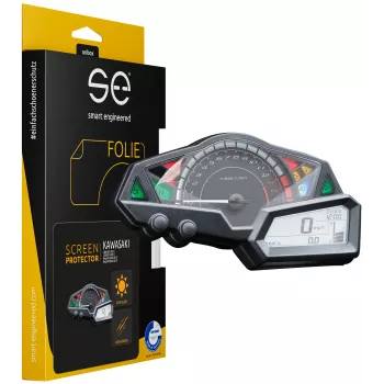 smart.engineered SE-DCP-2-0102-0065-1-M zaštita zaslona za Kawasaki Z300 / Z250 / Ninja250 / Ninja300 (2013-2017) - prozirna