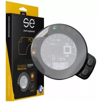 smart.engineered SE-DCP-2-0102-0072-1-M zaštitna folija za zaslon za Yamaha XSR900 / XSR700 2015+ kokpit - prozirna - 2 komada
