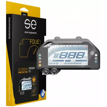 smart.engineered SE-DCP-2-0102-0076-1-M zaštitna folija za zaslon za Yamaha R3 (2019+), R25 (2019+), MT-03 (2020+) - prozirna