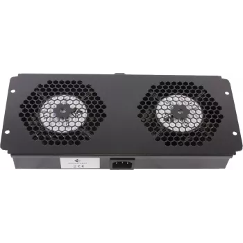 Rockstable 19 inch element za hlađenje stalka - ventilator za hlađenje - ugrađeni ventilator - čelik - crno - 1 komad - 1,56 kg (RS19-FT66)