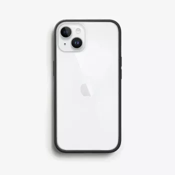 Woodcessories Clear Case for iPhone 14 Plus Black