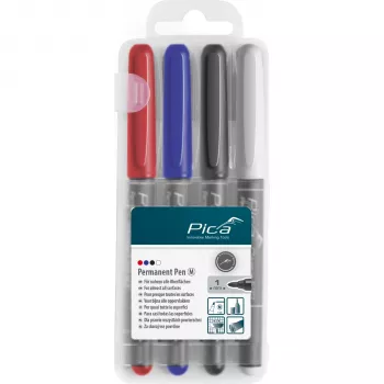 PICA-MARKER Pica Permanent-Pen 1,0mm, asortirani, s Instant-White-Pen