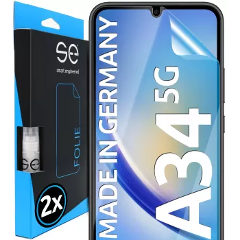 SMART.ENGINEERED se 3D zaštitna folija za zaslon za Samsung Galaxy A34 (pakiranje od 2) (SE0-F0101-0395-23-M)
