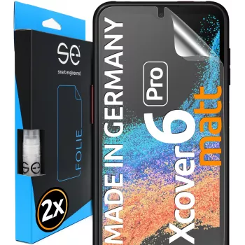 smart.engineered se 3D zaštitna folija za zaslon Samsung Galaxy XCover 6 Pro protiv refleksije, pakiranje od 2