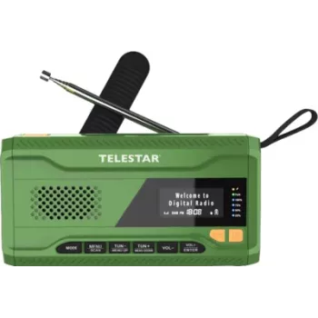 Telestar TOP NR 5 DAB+/FM radio za hitne slučajeve zeleni