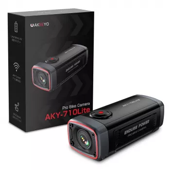 AKEEYO 710 Lite nosač akcijske kamere za upravljač bicikla i motocikla - crni
