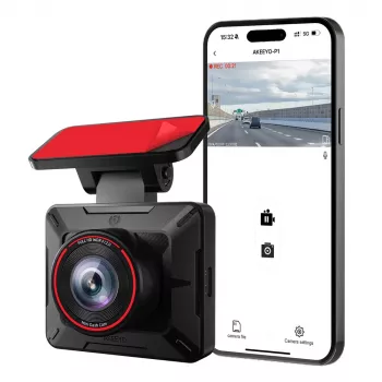 AKEEYO P1 automobilska dash kamera Full HD 30fps - crna