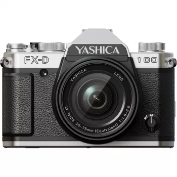 Yashica FX-D 100 35mm SLR filmski fotoaparat (crni)