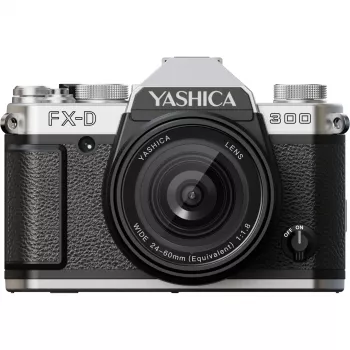 Yashica FX-D 300 kompaktni digitalni fotoaparat, 50 MP, 4K, crni
