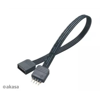 Akasa AK-CBLD01-20BK Flexa RGB LED Extension Cable 0.2m Black
