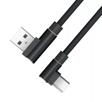 Akasa AK-CBUB39-10BK USB 2.0 Cable - USB-A to USB-C - 1 m - Black
