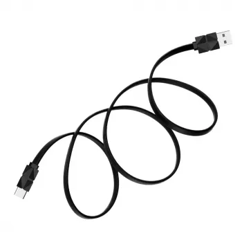 Akasa AK-CBUB43-10BK USB 2.0 Cable - USB-C to USB-A - 1 m - Black