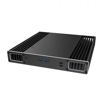 Akasa Plato PX - stolno - PC - aluminij - crno - UCFF - kućni ured