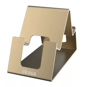 Akasa Aries Pico aluminijsko postolje za pametni telefon i tablet zlatno