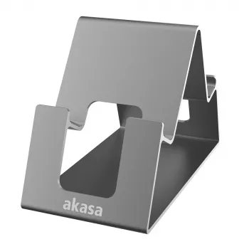 Akasa Aries Pico aluminijsko postolje za telefon i tablet sivo