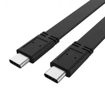 Akasa AK-CBUB60-10BK USB-C na USB-C kabel 1m USB 3.2 Gen 2x2 20Gbps crni