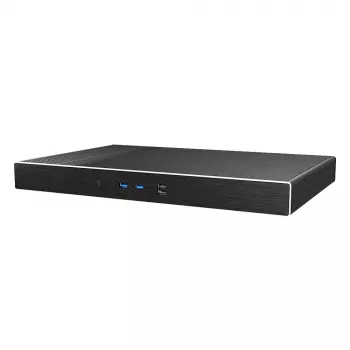 Akasa Galileo TU2 Plus Intel LGA1700 1U bešumno kućište Thin Mini-ITX - crno