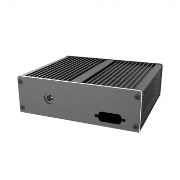 Akasa Ashton T ASUS Tinker Board 3N SBC kućište s dual single LAN portovima, bez ventilatora, crni aluminij