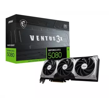 MSI RTX 5080 16G Ventus 3X OC, crna