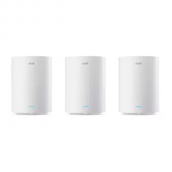 Acer Ovia T360 Wi-Fi 6 Mesh usmjerivač, trostruko pakiranje (3 uređaja) - AX3000, dual-band, pokrivenost do 7.500 sq. ft.