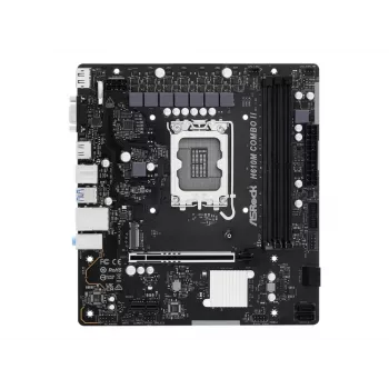 ASRock H610M-Combo II Micro ATX matična ploča, LGA 1700, Intel H610, DDR4, HDMI, DisplayPort, D-Sub, Gigabit LAN