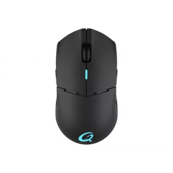 QPAD DX-900 bežični optički gaming miš - 8 tipki, 12000 DPI, ambidekster, RGB