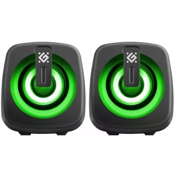 Defender PC zvučnici J1 2.0 6W LED USB, crni