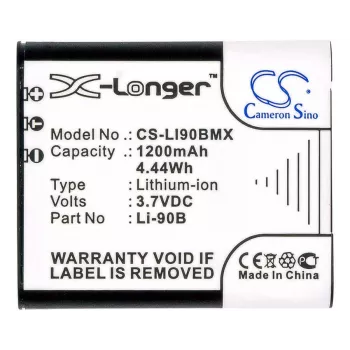 CAMERON SINO Li-90B Li-92B Replacement Battery for Olympus Cameras (1270mAh, 3.7V, Li-ion)