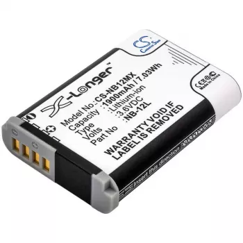 Cameron Sino NB-12L / NB12L Replacement Battery for Canon PowerShot G1 X Mark II, N100, VIXIA mini X