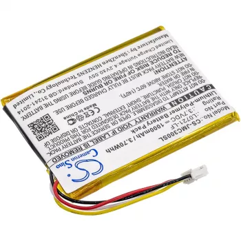 Cameron Sino Replacement Battery for JBL Clip 3, Clip 3AN, Clip 3SAND (L0721-LF / CS-JMC300SL) - 1000mAh 3.7V Li-Po