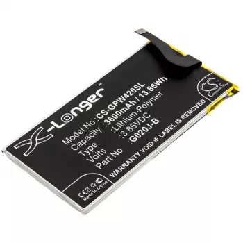CAMERON SINO Battery Type G020J-B for Google Pixel 4 XL 4XL G020P 3600mAh / CS-GPW420SL
